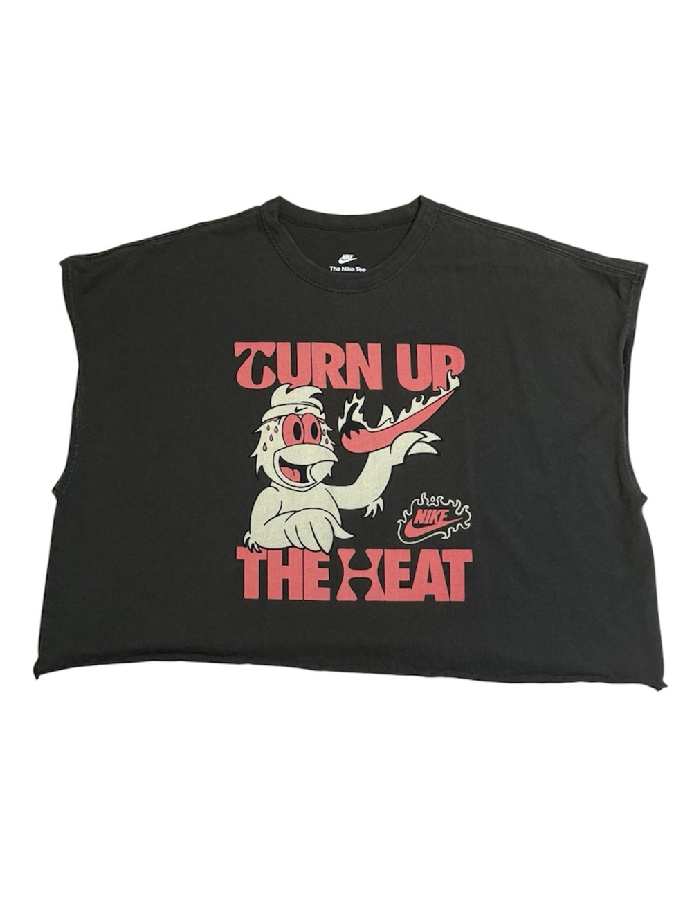 Nike Turn Up The Heat Graphic Muscle Tee  Oversized Cropped Men’s Tank